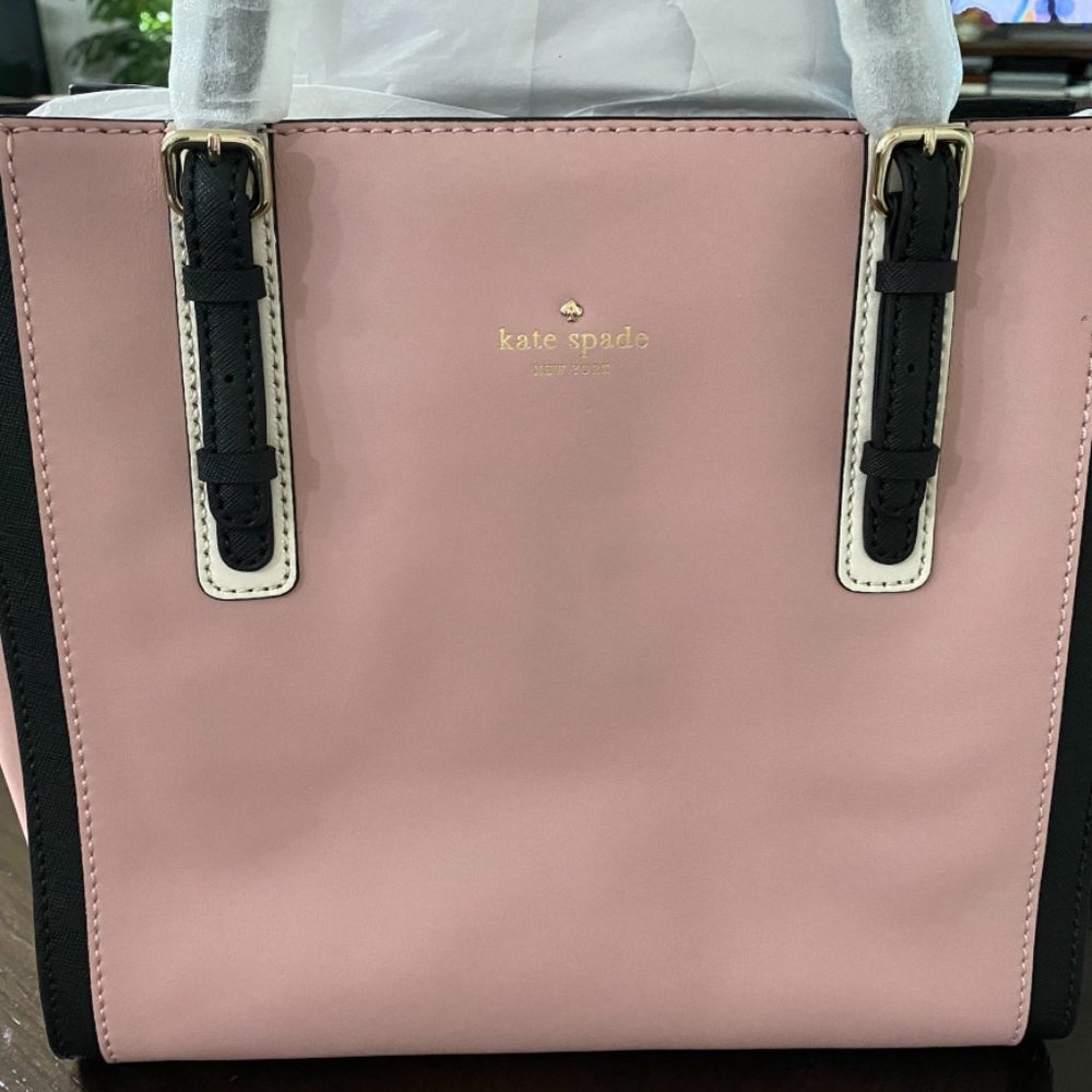 KATE SPADE NY BEDFORD SQUARE EASTEN Tote Leather PINK, NEW WITH TAG - Picture 15 of 15